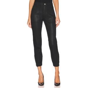 7 For All Mankind 'Darted' Black Cotton Bf Jogger Size 28